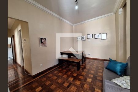 Sala  de apartamento à venda com 3 quartos, 95m² em Santa Teresa, Rio de Janeiro