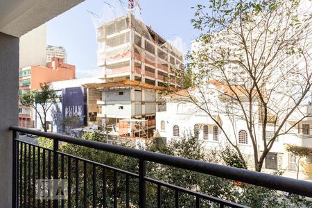 Studio para alugar com 25m², 1 quarto e sem vagaVaranda
