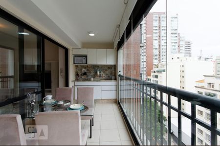 Apartamento para alugar com 40m², 1 quarto e 1 vaga Apartamento para alugar com 40m², 1 quarto e 1 vagaVaranda gourmet