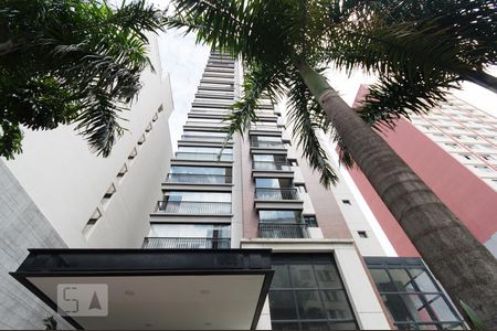 Apartamento para alugar com 40m², 1 quarto e 1 vaga Apartamento para alugar com 40m², 1 quarto e 1 vagaFachada