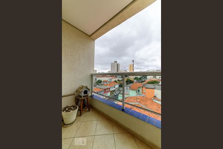 Varanda da Sala de apartamento à venda com 3 quartos, 92m² em Santa Maria, São Caetano do Sul