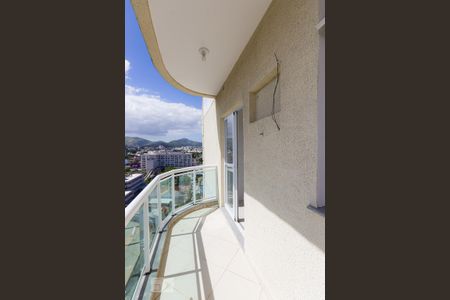 Varanda da Sala de apartamento para alugar com 2 quartos, 65m² em Taquara, Rio de Janeiro