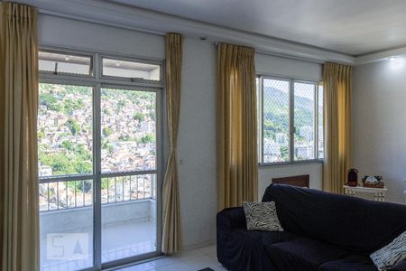 Sala de Apartamento com 3 quartos, 118m² Tijuca