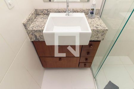 Banheiro de kitnet/studio à venda com 1 quarto, 29m² em Centro, São Paulo