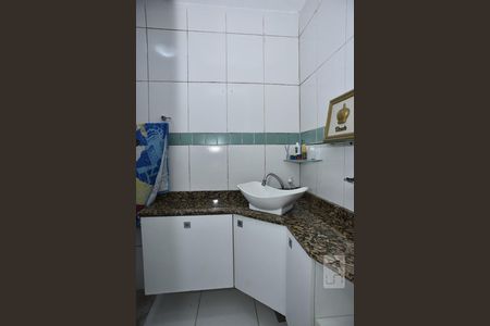 Banheiro da Suíte 1 de casa de condomínio à venda com 3 quartos, 105m² em Taquara, Rio de Janeiro
