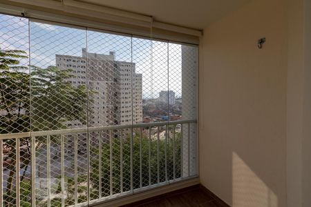 Varanda da Sala de apartamento para alugar com 2 quartos, 56m² em Parque Reboucas, São Paulo