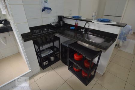 Cozinha de kitnet/studio para alugar com 1 quarto, 28m² em Copacabana, Rio de Janeiro