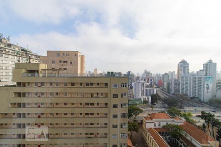 Vista de kitnet/studio para alugar com 1 quarto, 24m² em Consolação, São Paulo