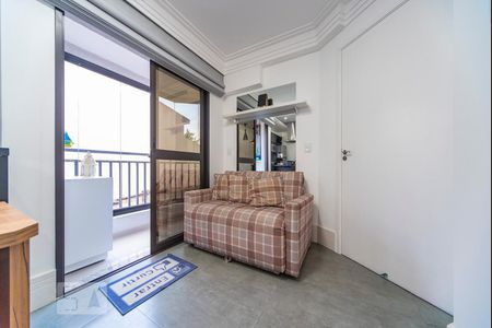 Sala de apartamento para alugar com 1 quarto, 51m² em Vila Valparaíso, Santo André
