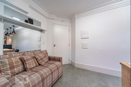 Sala de apartamento para alugar com 1 quarto, 51m² em Vila Valparaíso, Santo André