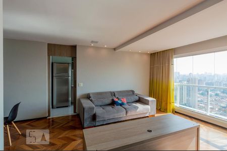 Sala de kitnet/studio para alugar com 1 quarto, 45m² em Brooklin Paulista, São Paulo