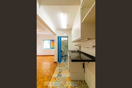 Studio à venda com 28m², 1 quarto e sem vagaCozinha