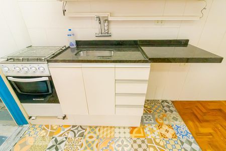 Studio à venda com 28m², 1 quarto e sem vagaCozinha