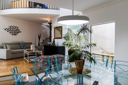 Sala de Jantar de casa à venda com 3 quartos, 144m² em Vila Scarpelli, Santo André