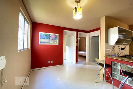 Sala de Estar de apartamento para alugar com 2 quartos, 53m² em Feitoria, São Leopoldo