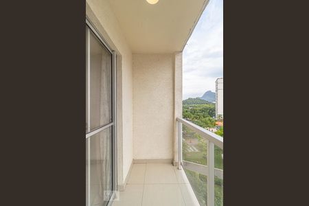 Varanda da Sala de apartamento para alugar com 2 quartos, 50m² em Jacarepaguá, Rio de Janeiro