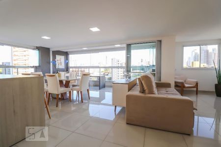Sala de apartamento para alugar com 2 quartos, 99m² em Setor Oeste, Goiânia