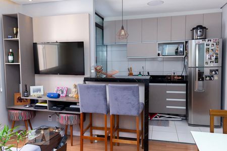 Sala de apartamento à venda com 2 quartos, 50m² em Jardim São Savério, São Paulo