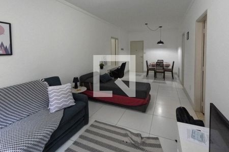 Sala de Estar e Jantar de apartamento para alugar com 1 quarto, 73m² em José Menino, Santos