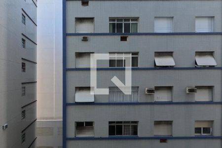 Sala de Estar e Jantar - Vista de apartamento para alugar com 1 quarto, 73m² em José Menino, Santos
