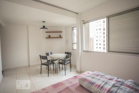 Sala / Quarto de kitnet/studio para alugar com 1 quarto, 27m² em Vila Clementino, São Paulo