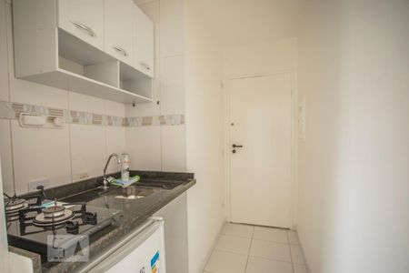 Cozinha de kitnet/studio para alugar com 1 quarto, 27m² em Vila Clementino, São Paulo