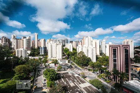 Vista da varanda de apartamento à venda com 3 quartos, 135m² em Parque Bairro Morumbi, São Paulo