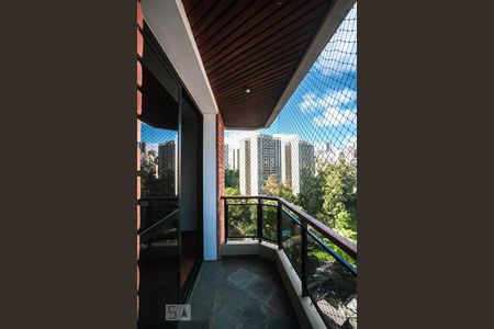 Varanda de apartamento à venda com 3 quartos, 135m² em Parque Bairro Morumbi, São Paulo