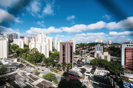 Vista da varanda de apartamento à venda com 3 quartos, 135m² em Parque Bairro Morumbi, São Paulo
