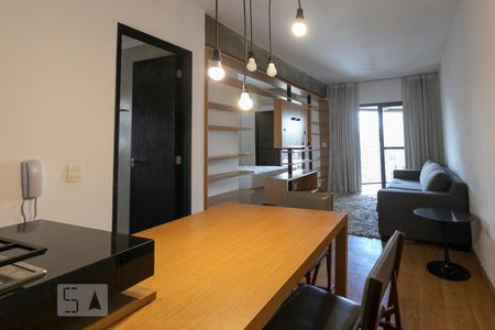 Sala de apartamento à venda com 1 quarto, 45m² em Itaim Bibi, São Paulo