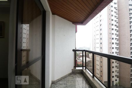 Sacada da sala de apartamento à venda com 3 quartos, 141m² em Jardim Analia Franco, São Paulo