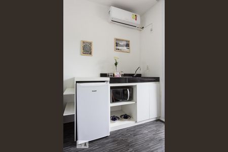 Banheiro de apartamento à venda com 1 quarto, 27m² em Vila Olímpia, São Paulo