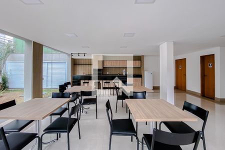 Apartamento à venda com 38m², 1 quarto e sem vagaÁrea comum - Salão de festas