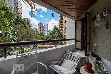Varanda da Sala de apartamento para alugar com 3 quartos, 100m² em Vila Andrade, São Paulo