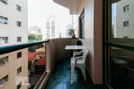 Varanda de apartamento para alugar com 1 quarto, 45m² em Jardim Paulista, São Paulo