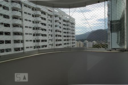 Varanda da Sala de apartamento à venda com 3 quartos, 93m² em Recreio dos Bandeirantes, Rio de Janeiro