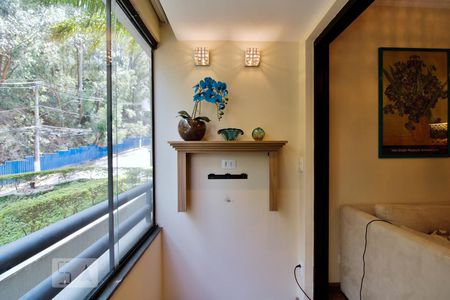 Varanda da Sala de apartamento para alugar com 3 quartos, 72m² em Vila Andrade, São Paulo