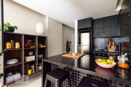 Cozinha de apartamento à venda com 2 quartos, 82m² em Bela Vista, São Paulo