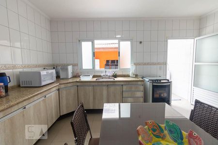 Cozinha de casa à venda com 3 quartos, 175m² em Jardim Santo Antônio, Santo André