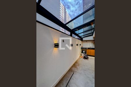 Varanda da Sala/Quarto de apartamento à venda com 1 quarto, 38m² em Sé, São Paulo