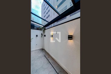Varanda da Sala/Quarto de apartamento à venda com 1 quarto, 38m² em Sé, São Paulo