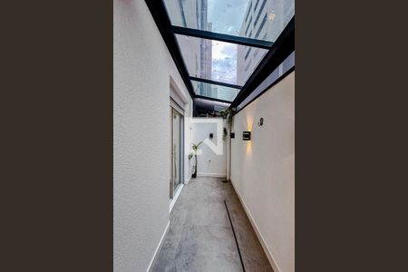 Varanda da Sala/Quarto de apartamento à venda com 1 quarto, 38m² em Sé, São Paulo