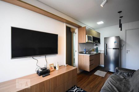 Sala de apartamento para alugar com 1 quarto, 35m² em Real Parque, São Paulo