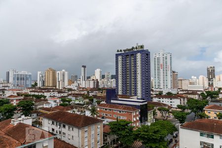 Vista de apartamento para alugar com 2 quartos, 84m² em Embaré, Santos