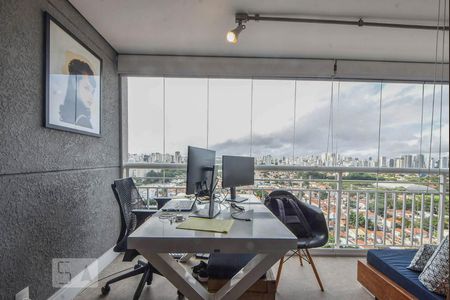 Varanda de apartamento para alugar com 1 quarto, 45m² em Brooklin Paulista, São Paulo