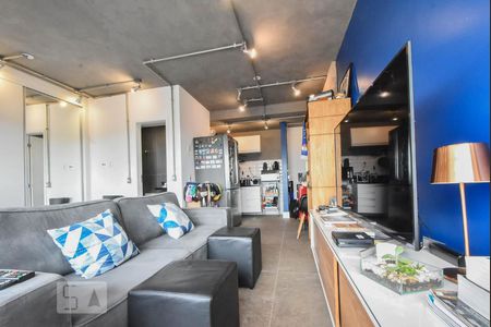 Sala de apartamento para alugar com 1 quarto, 45m² em Brooklin Paulista, São Paulo