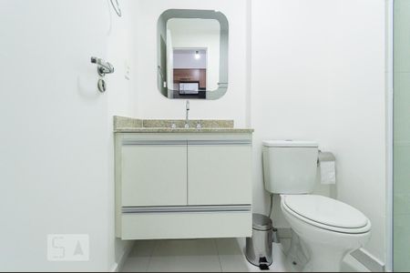 Banheiro de kitnet/studio à venda com 1 quarto, 25m² em Consolação, São Paulo