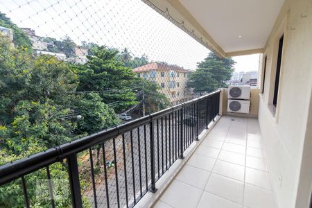 Varanda da Sala de apartamento para alugar com 3 quartos, 85m² em Andaraí, Rio de Janeiro