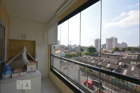 Varanda da Sala de apartamento à venda com 1 quarto, 36m² em Cambuci, São Paulo