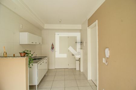 Sala/Cozinha de apartamento para alugar com 1 quarto, 31m² em Vila Palmeiras, São Paulo